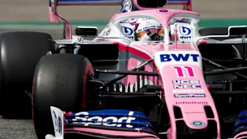 HOCKENHEIMRING, GERMANY - JULY 27: Sergio Perez, Racing Point RP19 during the German GP at