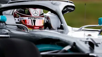 SILVERSTONE, UNITED KINGDOM - JULY 12: Lewis Hamilton, Mercedes AMG F1 W10 during the British GP at