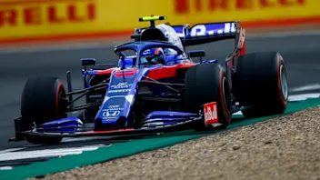 SILVERSTONE, UNITED KINGDOM - JULY 12: Alexander Albon, Toro Rosso STR14 during the British GP at