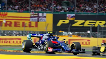 SILVERSTONE, UNITED KINGDOM - JULY 14: Alexander Albon, Toro Rosso STR14 during the British GP at
