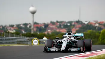 HUNGARORING, HUNGARY - AUGUST 02: Lewis Hamilton, Mercedes AMG F1 W10 during the Hungarian GP at