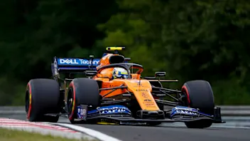 HUNGARORING, HUNGARY - AUGUST 03: Lando Norris, McLaren MCL34 during the Hungarian GP at