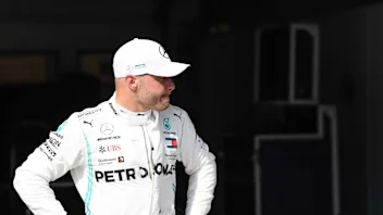 HUNGARORING, HUNGARY - AUGUST 03: Valtteri Bottas, Mercedes AMG F1 in Parc Ferme during the