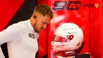 HUNGARORING, HUNGARY - AUGUST 04: Sebastian Vettel, Ferrari during the Hungarian GP at Hungaroring