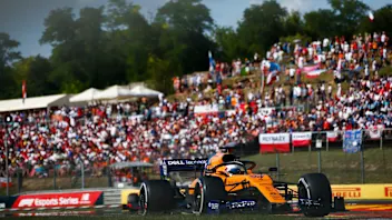 HUNGARORING, HUNGARY - AUGUST 04: Carlos Sainz Jr., McLaren MCL34 during the Hungarian GP at