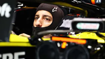 SUZUKA, JAPAN - OCTOBER 11: Daniel Ricciardo of Australia and Renault Sport F1 prepares to drive in