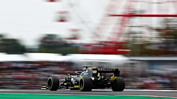 SUZUKA, JAPAN - OCTOBER 11: Daniel Ricciardo of Australia driving the (3) Renault Sport Formula One