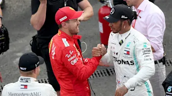 MEXICO CITY, MEXICO - OCTOBER 27: Race winner Lewis Hamilton of Great Britain and Mercedes GP and