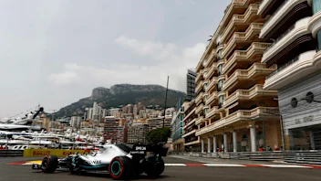 MONTE CARLO, MONACO - MAY 25: Lewis Hamilton, Mercedes AMG F1 W10 during the Monaco GP at Monte
