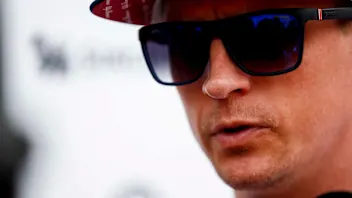 MONTE CARLO, MONACO - MAY 22: Kimi Raikkonen, Alfa Romeo Racing sparks to the media during the