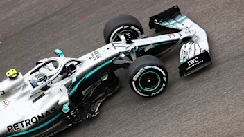 SOCHI, RUSSIA - SEPTEMBER 27: Valtteri Bottas driving the (77) Mercedes AMG Petronas F1 Team