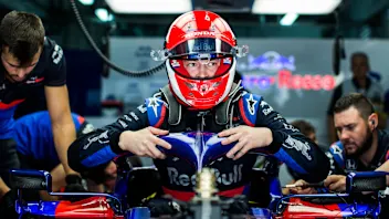 SOCHI, RUSSIA - SEPTEMBER 27: Daniil Kvyat of Scuderia Toro Rosso and Russia during practice for