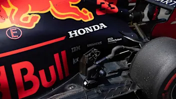 CIRCUIT DE BARCELONA-CATALUNYA, SPAIN - MAY 12: Equipment on the car of Max Verstappen, Red Bull