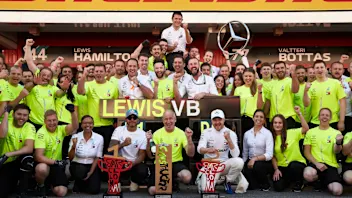 CIRCUIT DE BARCELONA-CATALUNYA, SPAIN - MAY 12: Lewis Hamilton, Mercedes AMG F1, 1st position,