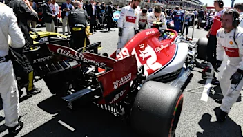 CIRCUIT DE BARCELONA-CATALUNYA, SPAIN - MAY 12: Antonio Giovinazzi, Alfa Romeo Racing C38, on the