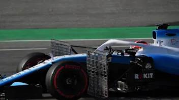CIRCUIT DE BARCELONA-CATALUNYA, SPAIN - FEBRUARY 21: Robert Kubica, Williams FW42 with aero sensors