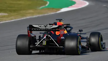 CIRCUIT DE BARCELONA-CATALUNYA, SPAIN - FEBRUARY 21: Pierre Gasly, Red Bull Racing RB15 during the