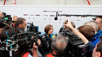 CIRCUIT DE BARCELONA-CATALUNYA, SPAIN - FEBRUARY 20: Claire Williams, Williams Deputy Team