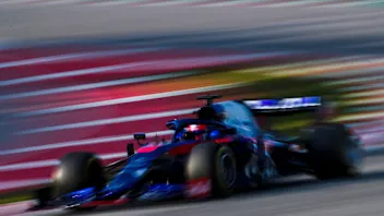 CIRCUIT DE BARCELONA-CATALUNYA, SPAIN - FEBRUARY 20: Daniil Kvyat, Scuderia Toro Rosso STR14 during