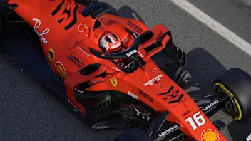 CIRCUIT DE BARCELONA-CATALUNYA, SPAIN - FEBRUARY 19: Charles Leclerc, Ferrari SF90 during the
