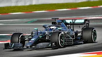 CIRCUIT DE BARCELONA-CATALUNYA, SPAIN - MAY 14: Valtteri Bottas, Mercedes AMG W10 during the