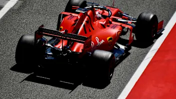 CIRCUIT DE BARCELONA-CATALUNYA, SPAIN - MAY 15: Charles Leclerc, Ferrari SF90 during the Barcelona