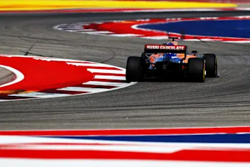 AUSTIN, TEXAS - NOVEMBER 02: Carlos Sainz of Spain driving the (55) McLaren F1 Team MCL34 Renault
