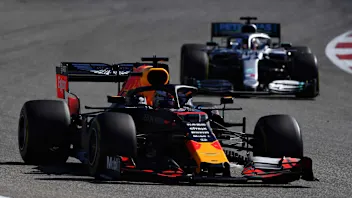 AUSTIN, TEXAS - NOVEMBER 03: Max Verstappen of the Netherlands driving the (33) Aston Martin Red