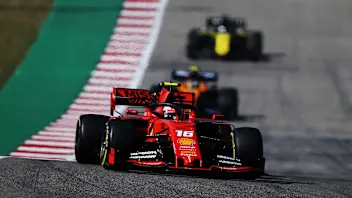 AUSTIN, TEXAS - NOVEMBER 03: Charles Leclerc of Monaco driving the (16) Scuderia Ferrari SF90 on