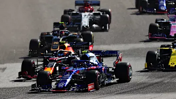 AUSTIN, TEXAS - NOVEMBER 03: Pierre Gasly of France driving the (10) Scuderia Toro Rosso STR14