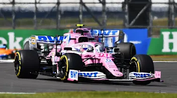 NORTHAMPTON, ENGLAND - AUGUST 09: Nico Hulkenberg of Germany driving the (27) Racing Point RP20