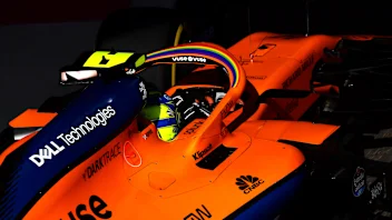 ABU DHABI, UNITED ARAB EMIRATES - DECEMBER 11: Lando Norris of Great Britain driving the (4)