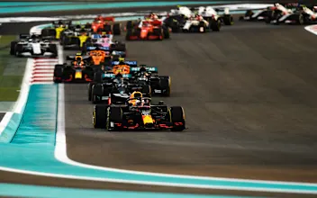 ABU DHABI, UNITED ARAB EMIRATES - DECEMBER 13: Max Verstappen of the Netherlands driving the (33)