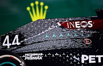 ABU DHABI, UNITED ARAB EMIRATES - DECEMBER 13: A detail shot of the names printed on the engine