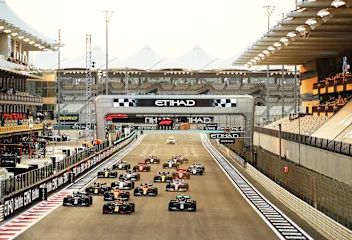 ABU DHABI, UNITED ARAB EMIRATES - DECEMBER 13: Max Verstappen of the Netherlands driving the (33)