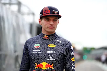 MELBOURNE, AUSTRALIA - MARCH 12: Max Verstappen of Netherlands and Red Bull Racing walks in the