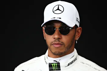 MELBOURNE, AUSTRALIA - MARCH 12: Lewis Hamilton of Great Britain and Mercedes GP poses for a photo