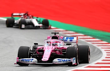 SPIELBERG, AUSTRIA - JULY 03: Sergio Perez of Mexico driving the (11) Racing Point RP20 Mercedes on