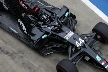 SPIELBERG, AUSTRIA - JULY 03:  Lewis Hamilton of Great Britain driving the (44) Mercedes AMG