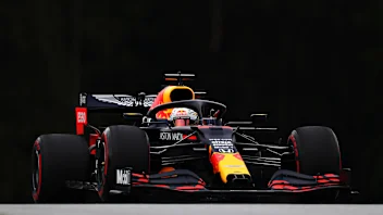 SPIELBERG, AUSTRIA - JULY 03: Max Verstappen of the Netherlands driving the (33) Aston Martin Red