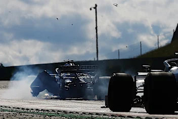 SPIELBERG, AUSTRIA - JULY 05: The rear left tyre of Daniil Kvyat of Russia driving the (26)