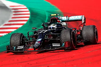 SPIELBERG, AUSTRIA - JULY 05: Valtteri Bottas of Finland driving the (77) Mercedes AMG Petronas F1