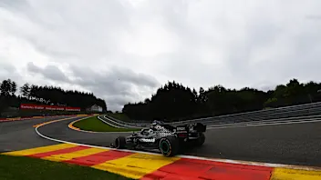 SPA, BELGIUM - AUGUST 28: Valtteri Bottas of Finland driving the (77) Mercedes AMG Petronas F1 Team