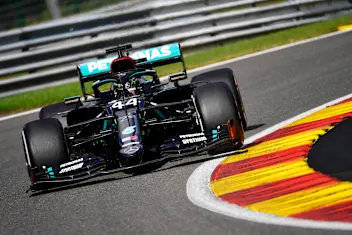 SPA, BELGIUM - AUGUST 30: Lewis Hamilton of Great Britain driving the (44) Mercedes AMG Petronas F1