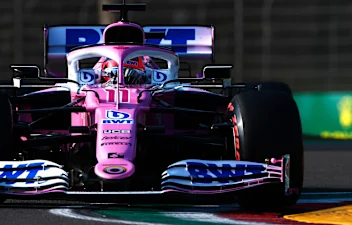 IMOLA, ITALY - OCTOBER 31: Sergio Perez of Mexico driving the (11) Racing Point RP20 Mercedes on