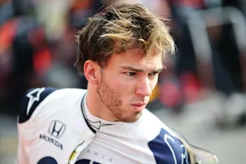 IMOLA, ITALY - NOVEMBER 01: Pierre Gasly of France and Scuderia AlphaTauri prepares to drive on the