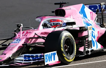 NUERBURG, GERMANY - OCTOBER 10: Sergio Perez of Mexico driving the (11) Racing Point RP20 Mercedes