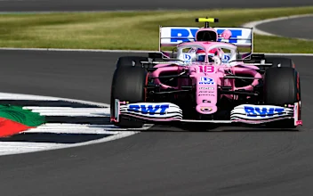 NORTHAMPTON, ENGLAND - JULY 31: Lance Stroll of Canada driving the (18) Racing Point RP20 Mercedes