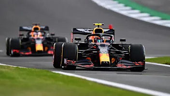 NORTHAMPTON, ENGLAND - AUGUST 01: Alexander Albon of Thailand driving the (23) Aston Martin Red