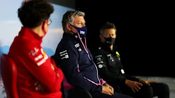 BUDAPEST, HUNGARY - JULY 17: Otmar Szafnauer, Team Principal and Chief Executive Officer of Racing